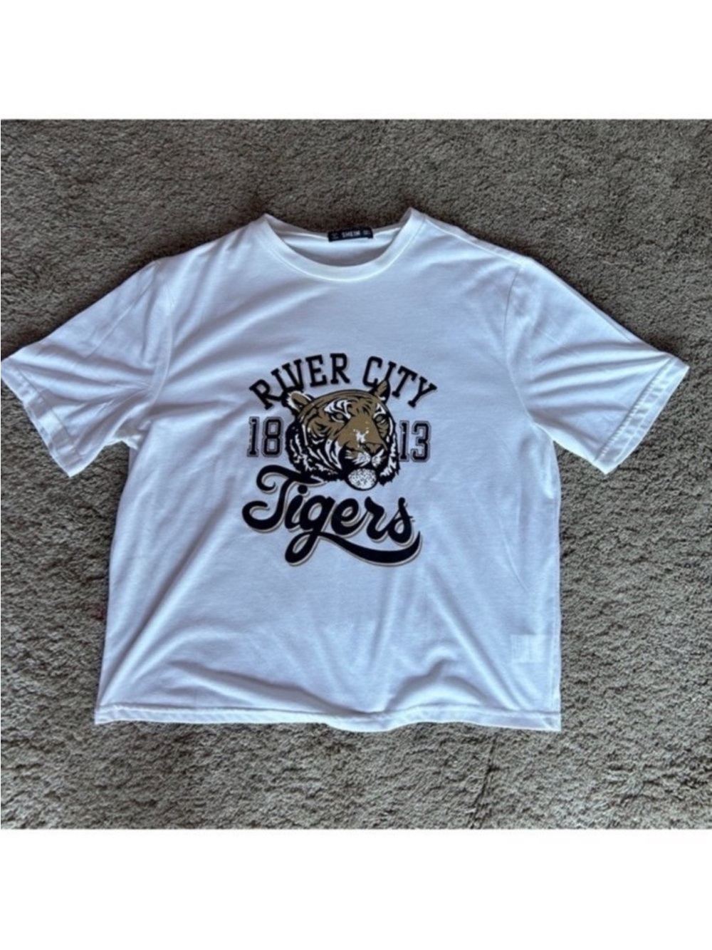 River City Tigers White Graphic Tee
